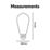 Calex  E27 ST64 LED Smart Light Bulb 7W 400lm