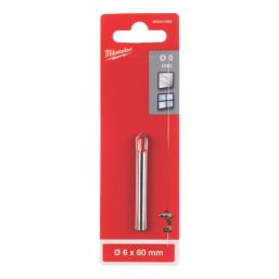 Milwaukee  Anti-Slip Shank Carbide Tile & Glass Bit 6mm x 60mm