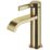 Refurb Swirl Ayre Brushed Brass 165mm Standard Lever Mono Basin Mixer Tap  With Clicker Waste