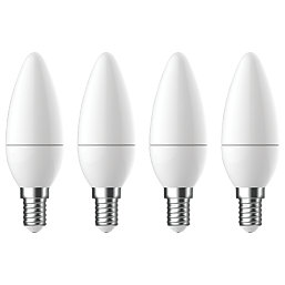 LAP  SES Candle LED Light Bulb 250lm 2.2W 4 Pack