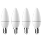 LAP  E14 Candle LED Light Bulb  250lm 2.2W 4 Pack