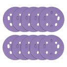 Trend  AB/125/40Z 40 Grit 8-Hole Punched Multi-Material Sanding Disc 125mm 10 Pack