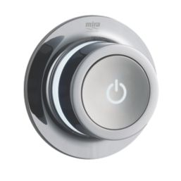 Mira Mode Gravity-Pumped Ceiling-Fed Chrome Thermostatic Digital Mixer Shower