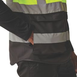Regatta Pro Executive Hi-Vis Vest Yellow/Black X Large 43.5" Chest