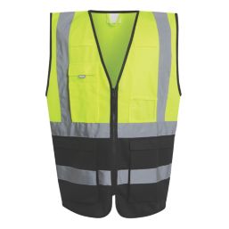Regatta Pro Executive Hi-Vis Vest Yellow/Black X Large 43.5" Chest