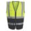 Regatta Pro Executive Vest Hi-Vis Vest Yellow/Black X Large 43.5" Chest
