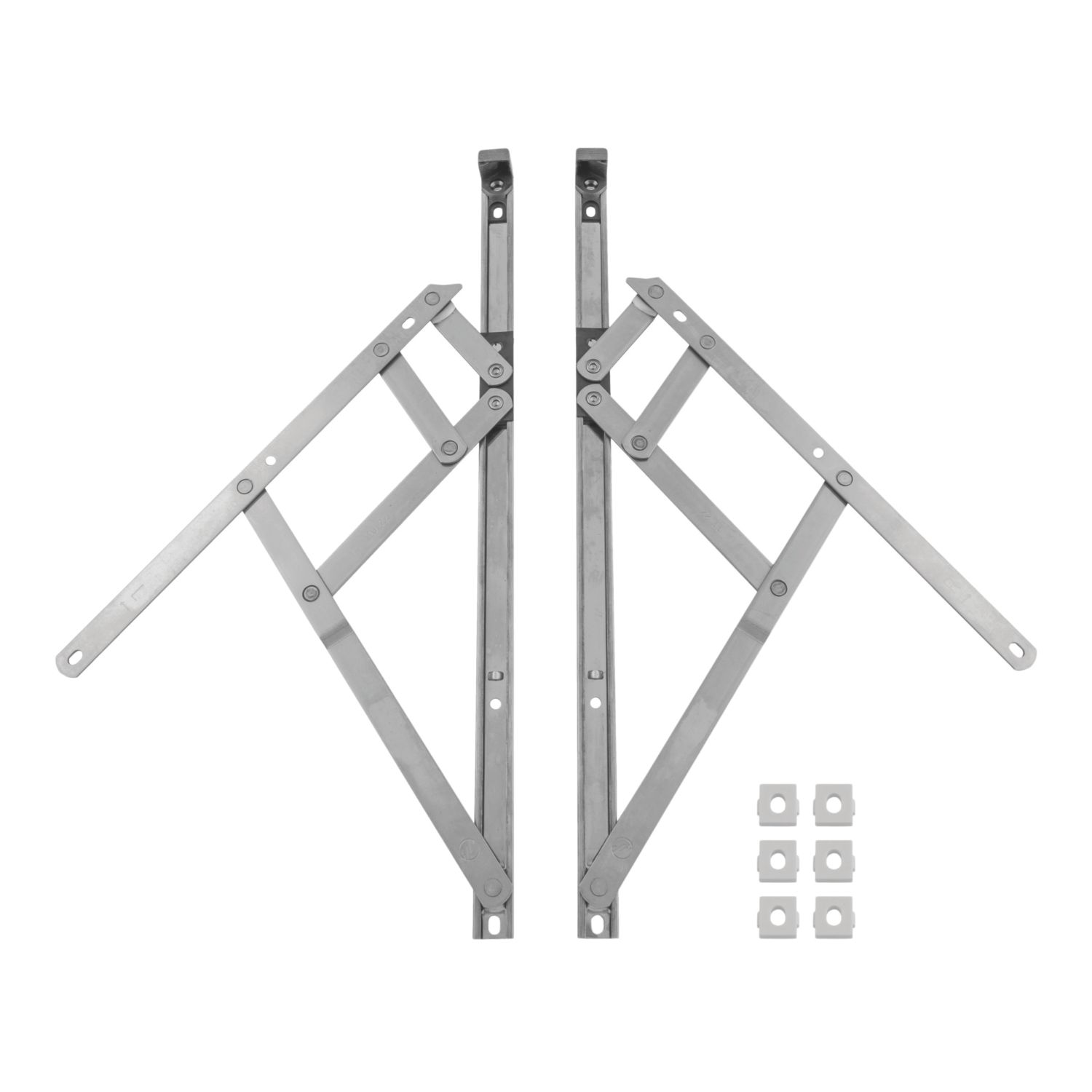 Smith & Locke Friction Stay Window Hinges Top-Hung 700mm 2 Pack (421YX)