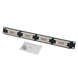 Philex Cat 5e 1U 24 Port Patch Panel 4 1/2"