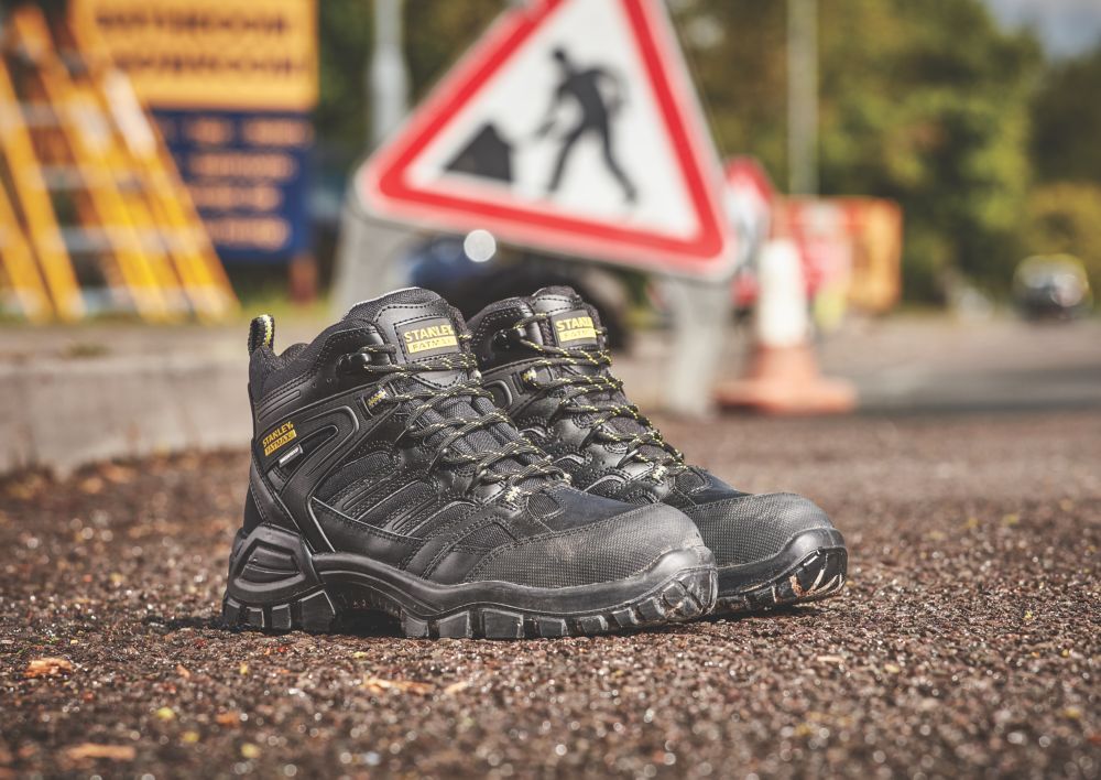 Stanley Tradesman Safety Boots Brown Size 10 - Screwfix