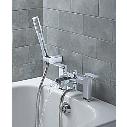 Niagara Waterfall Deck-Mounted  Bath/Shower Mixer Tap Chrome