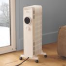 Refurb Blyss NY1507-24M 1500W Electric Portable Oil-Filled Radiator White