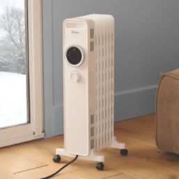 Refurb Blyss NY1507-24M 1500W Electric Portable Oil-Filled Radiator White