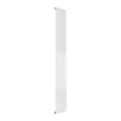 Reina Flat Single 1600mm x 218mm 1351BTU White Vertical Designer Radiator