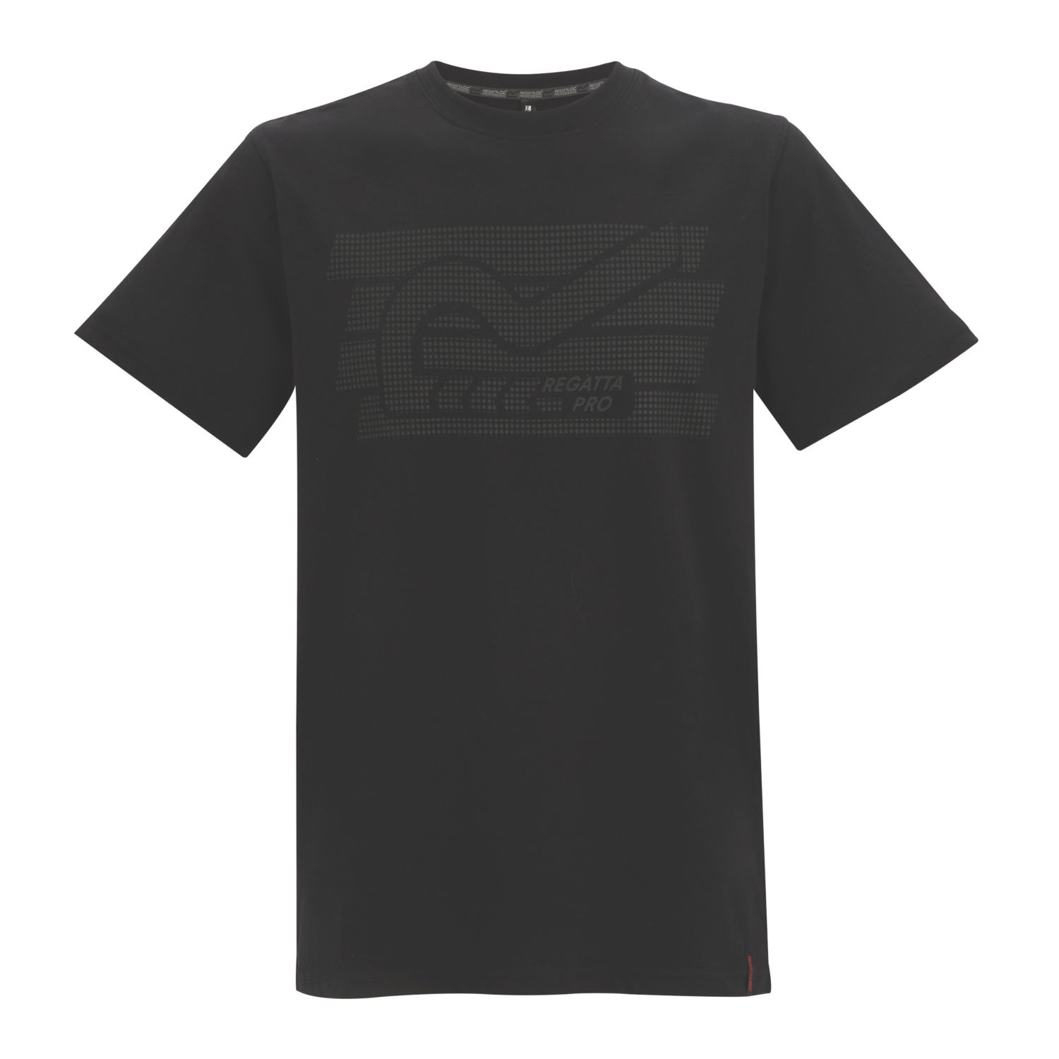Regatta Pro Trade Short Sleeve T-Shirt Black Small 39" Chest (422EG)