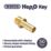 Hep2O  Brass Push-Fit Adapting Male Coupler 15mm x 1/2"