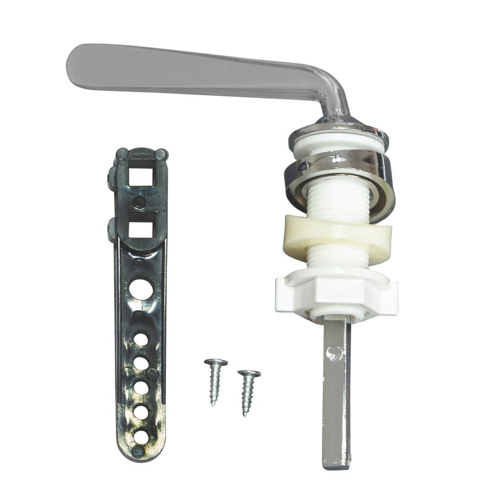 Fluidmaster Dual Flush Luxury Cistern Lever Chrome Screwfix