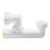 Flomasta  Standard Bath Trap w/ Swivel Outlet White 40mm