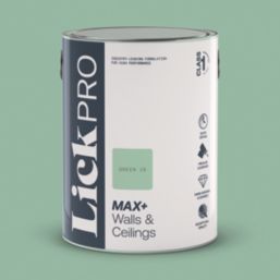 LickPro Max+ 5Ltr Green 15 Matt Emulsion  Paint