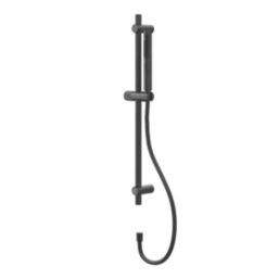 Swirl Gallen Shower Kit Matt Black