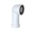 Viva  Rigid 90° Angled WC Pan Connector White 230mm