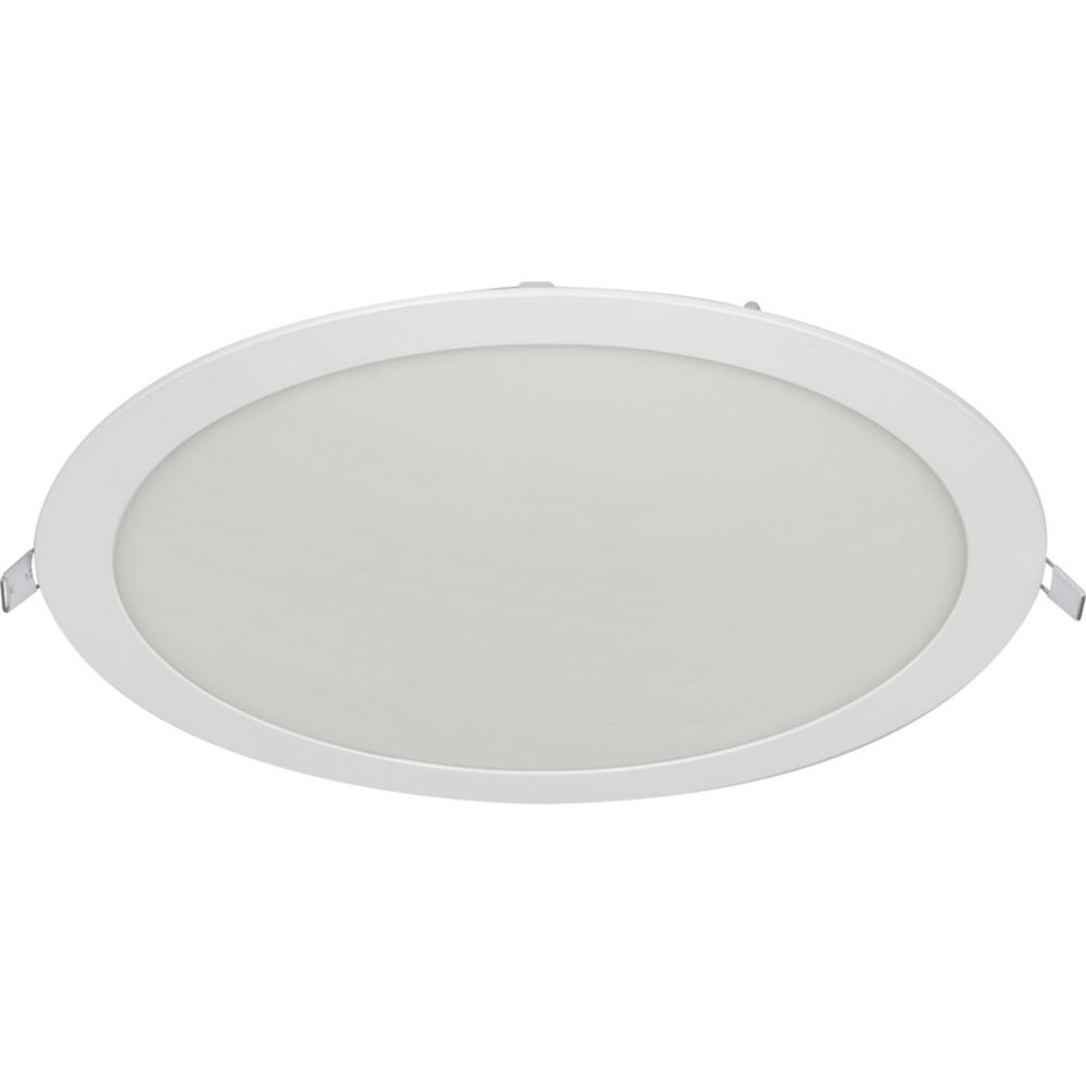 Luceco ECO Circular Fixed  LED Low Profile Slimline Downlight White 24W 2040lm