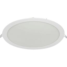 Luceco ECO Circular Fixed  LED Low Profile Slimline Downlight White 24W 2040lm