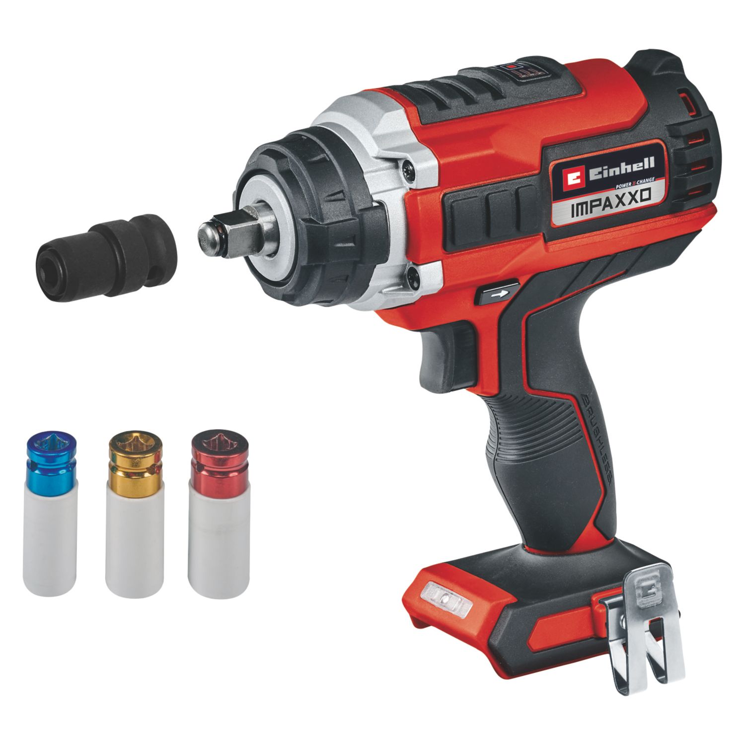 Einhell Professional IMPAXXO 18/400 18V Li-Ion Power X-Change Brushless Cordless Impact Wrench - Bare (422TJ)