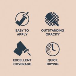 LickPro  5Ltr Pink 02 Vinyl Matt Emulsion  Paint