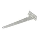 Smith & Locke Matt Silver Tee Hinges 300mm 2 Pack