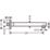 Hansgrohe Vernis Shape  Shower Arm Matt Black 240mm x 26mm