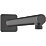 Hansgrohe Vernis Shape  Shower Arm Matt Black 240mm x 26mm