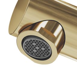 Swirl Bonda Brass 136mm Standard Lever Mono Basin Mixer Tap  With Clicker Waste