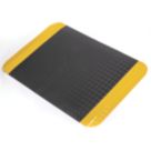 COBA Deckplate ReGen Anti-Fatigue Floor Mat Black / Yellow 900mm x 600mm x 15mm