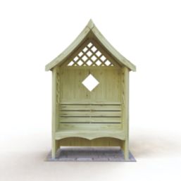 Shire Rose 4' x 2' (Nominal) Apex Timber Arbour