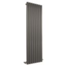 Ximax Erupto 1500mm x 435mm 3481BTU Anthracite Vertical Designer Radiator
