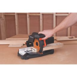 Evolution R210CMS 210mm  Electric Single-Bevel  Multi material Compound Mitre Saw 110V