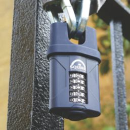 Squire  Water-Resistant Closed Shackle Combination  Padlock Blue 60mm