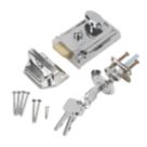 Smith & Locke   Traditional Night Latch Polished Chrome 60mm Backset
