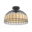 Eglo Anwick Ceiling Light Black / Brown