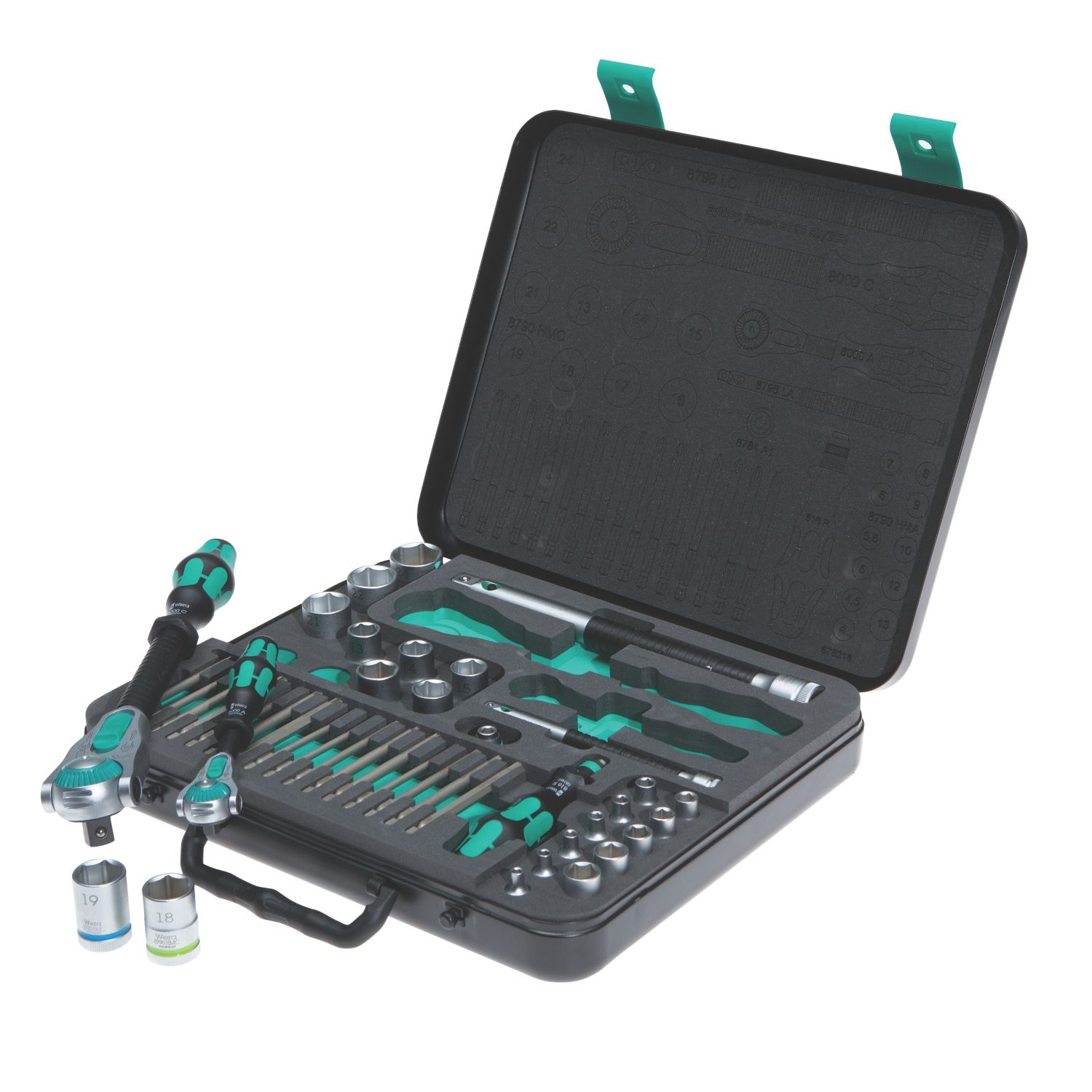 Wera Zyklop Mixed Drive Ratchet, Socket & Bit Set 43 Pieces (423FP)