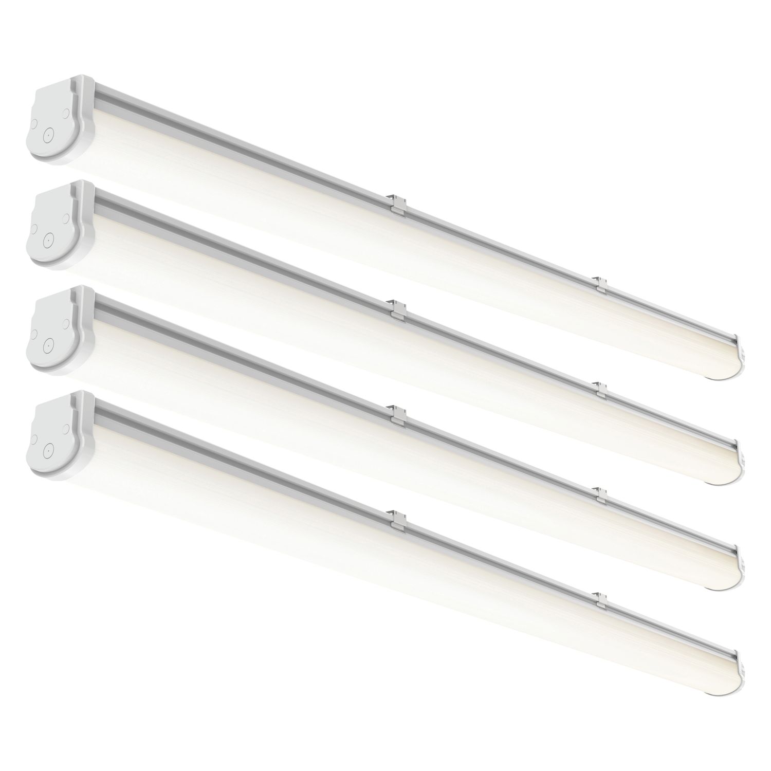 4lite Single 4ft LED ECO Non-Corrosive Battens 4000K 21W - 31W 2800- 3900lm 220-240V 4 Pack (423GR)