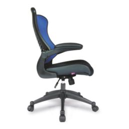 Nautilus Designs Mercury 2 Medium Back Executive Chair Blue