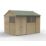 Forest Beckwood 9' 6" x 8' (Nominal) Reverse Apex Shiplap Timber Shed with Assembly
