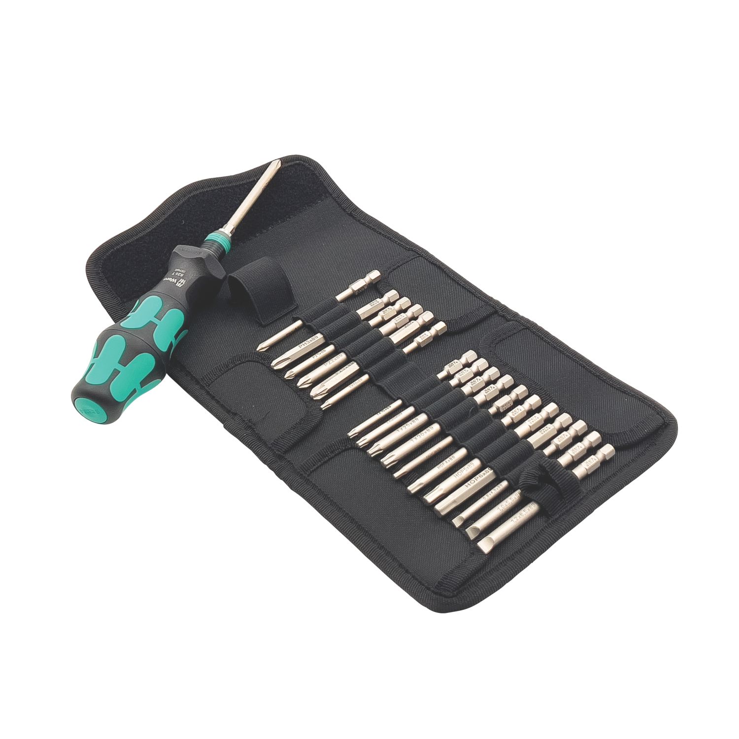 Wera Kraftform Kompakt Turbo 1 Interchangeable Screwdriver Set 18 Pieces (423TX)