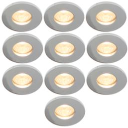 Electralite Yate Fixed  Fire Rated Downlights Chrome 10 Pack
