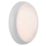 Saxby HeroPro Outdoor Round LED Bulkhead Gloss White 18W 1800lm