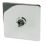 Crabtree Platinum 10AX 1-Gang 2-Way Toggle Switch  Polished Chrome
