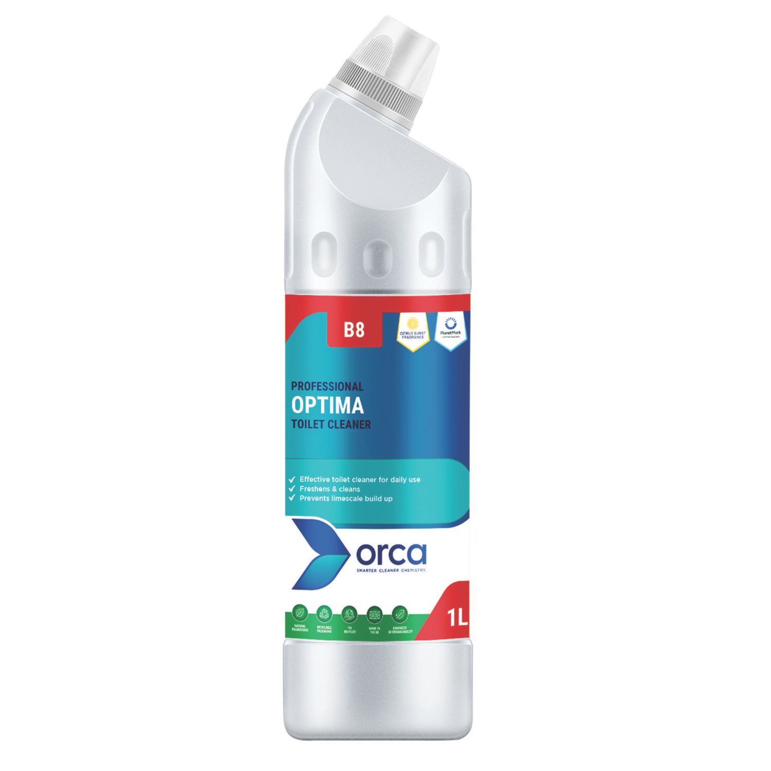 Orca B8 Toilet Cleaner 1Ltr (424CH)