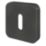 Smith & Locke Lormel Standard Escutcheon (Pair) Gunmetal 52mm