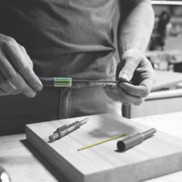 TRACER 200mm Replacement Lead Set for Deep Hole Construction Pencils 2B 6 Pieces